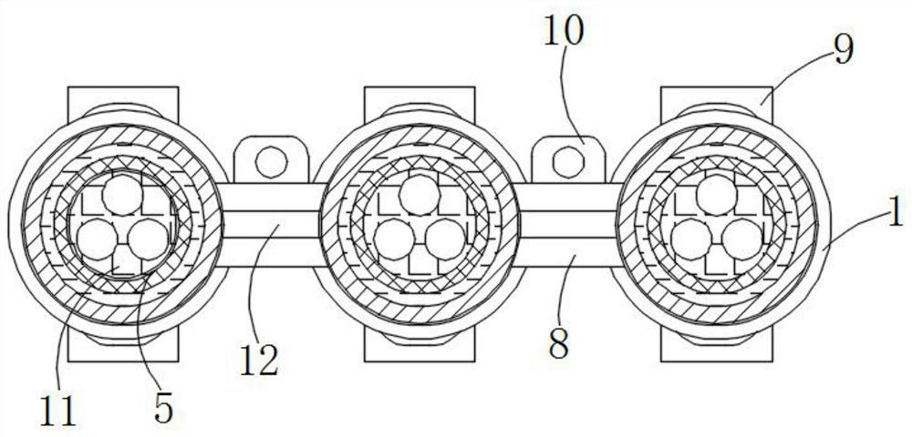 Parallel high-load bunched logistics sorting machine cable