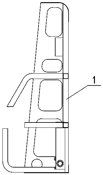 Travelling type field-operation optical cable extension and retraction frame
