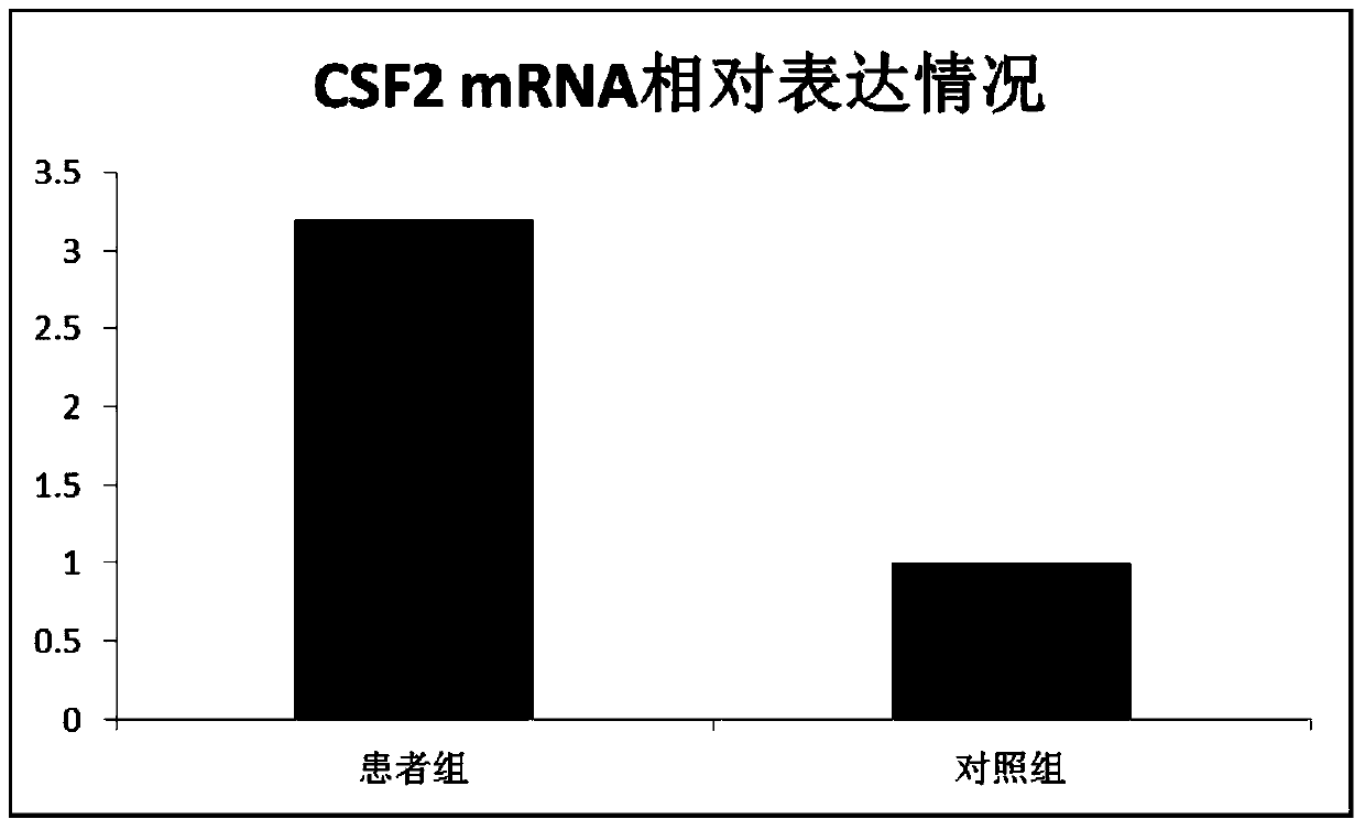 New application of csf2 gene and its expression product