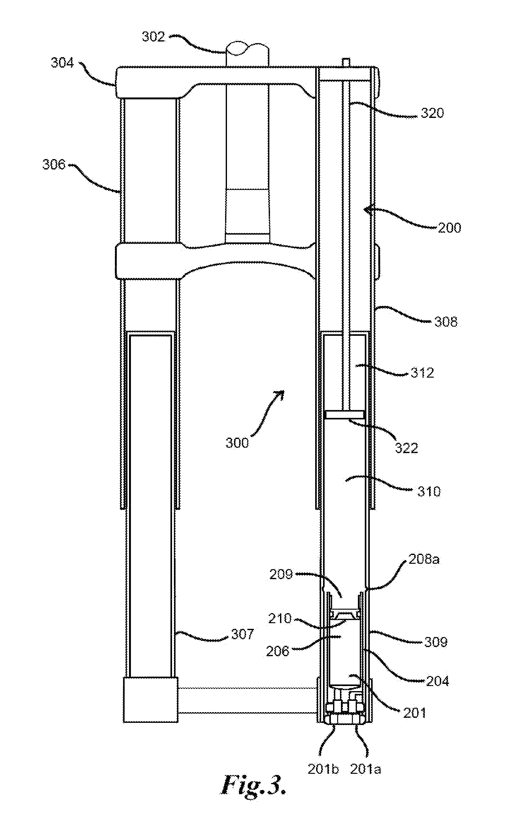 Suspension system with a tunable air spring