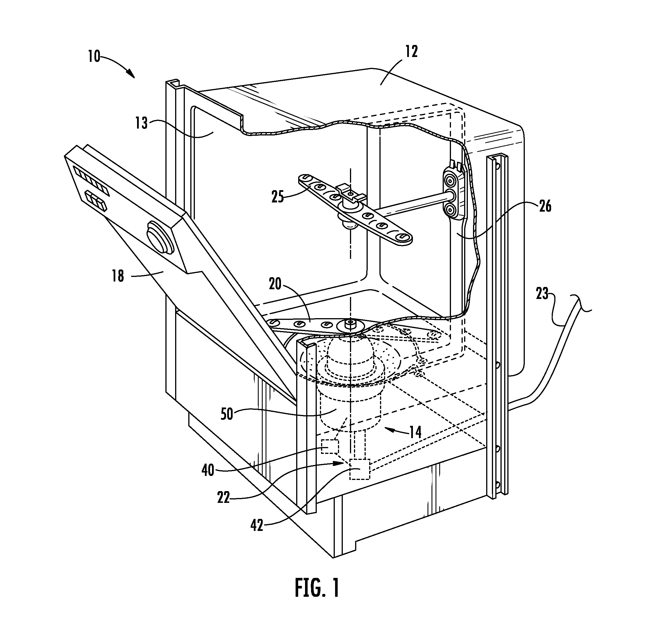 Method and system for detecting and removing a clogging condition of a filter in a dishwasher