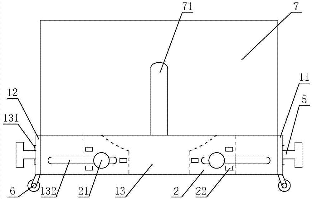 Material transport base of a steel strip winder