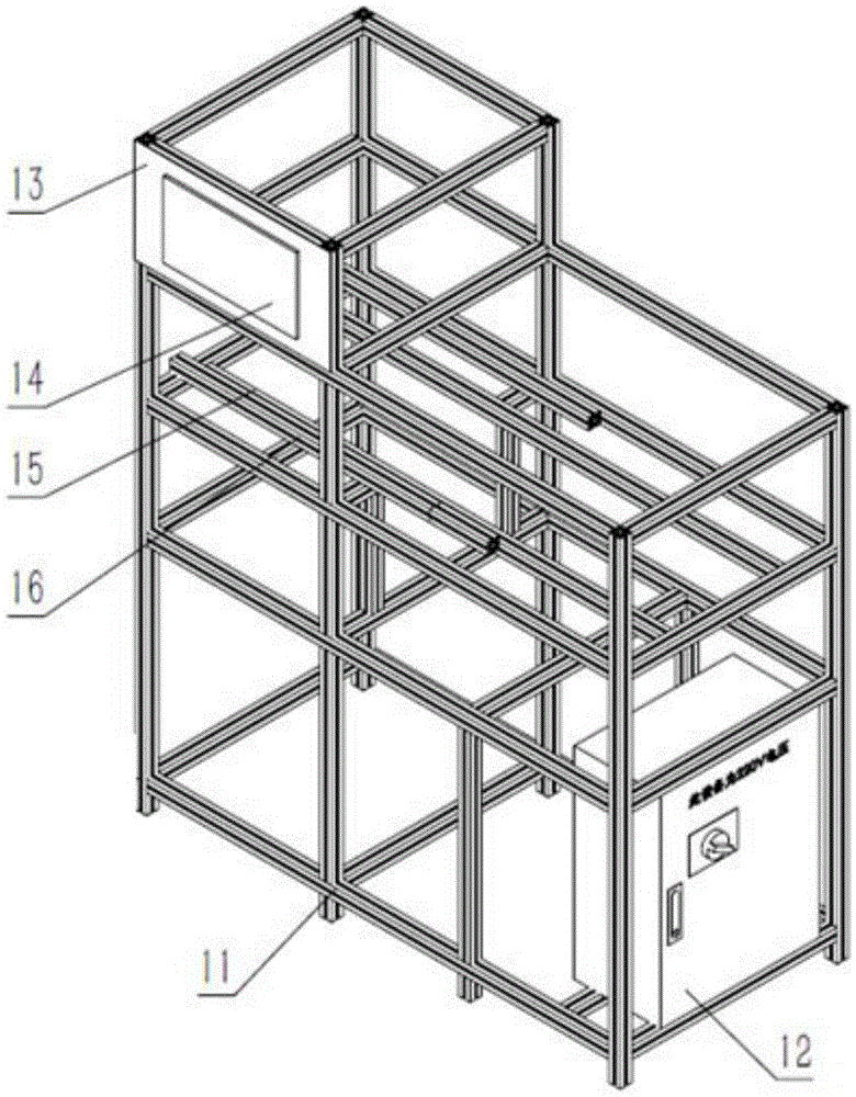 An automatic weighing and sorting device for lithium battery pole pieces