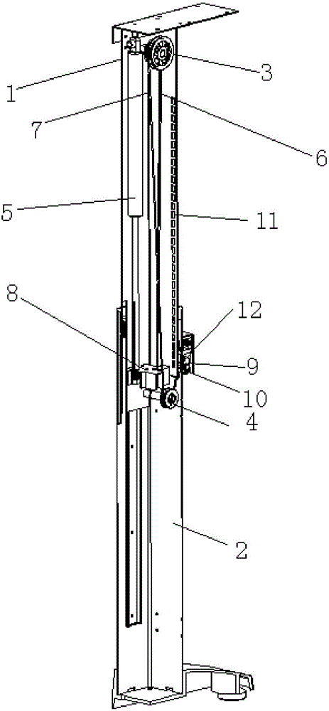 Protection mechanism for preventing desktop from descending under stress