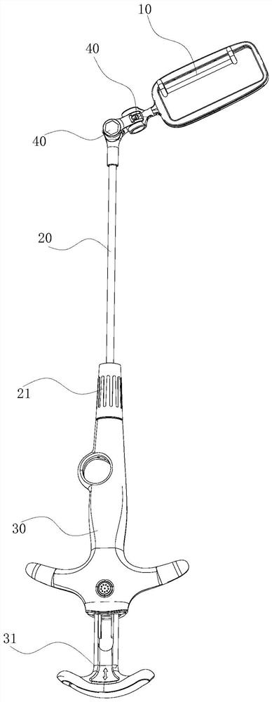 Auricle clamp conveying system