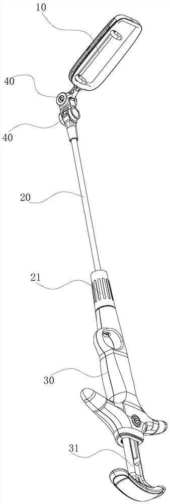 Auricle clamp conveying system