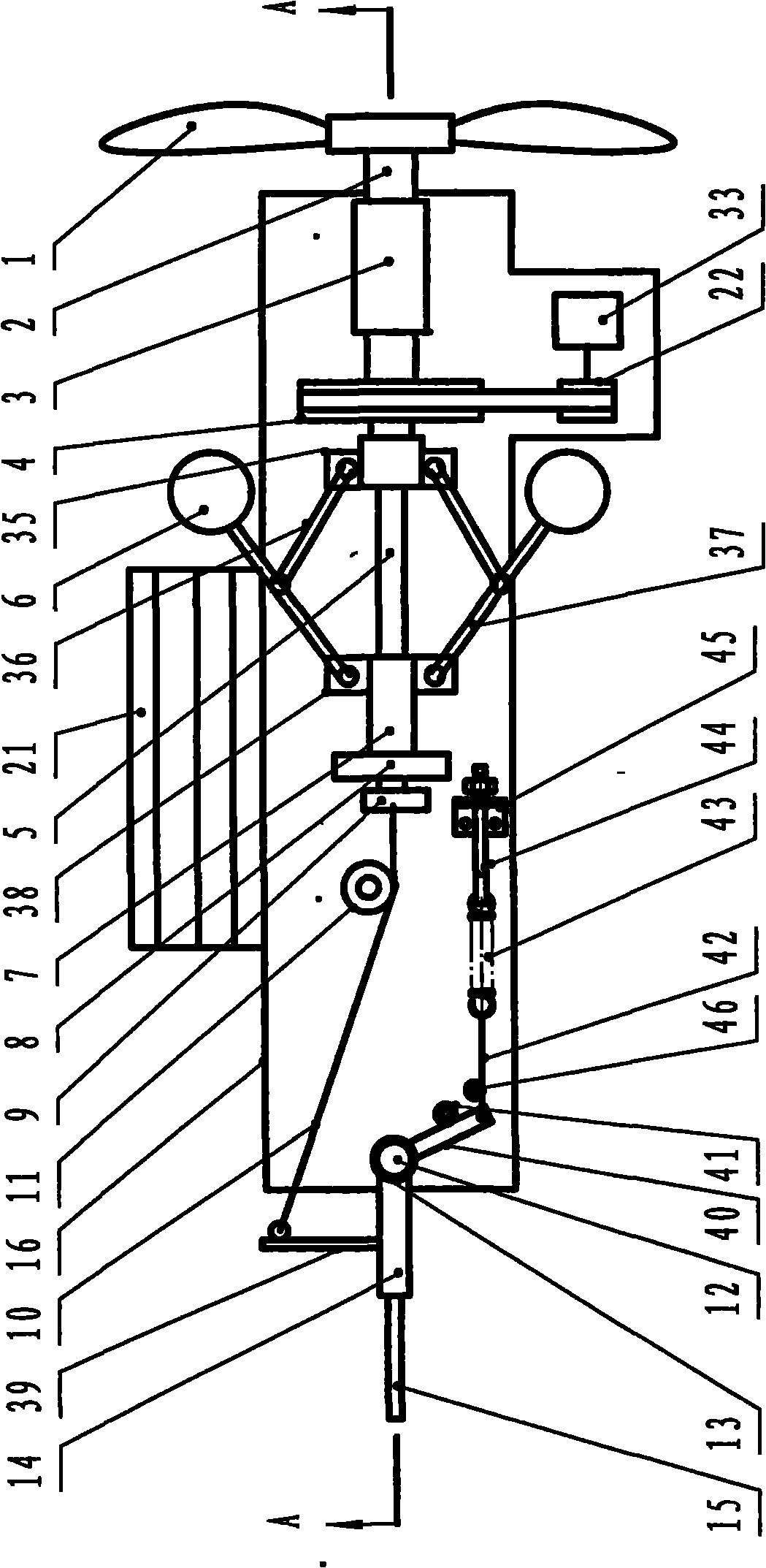 Wind power gas compressor