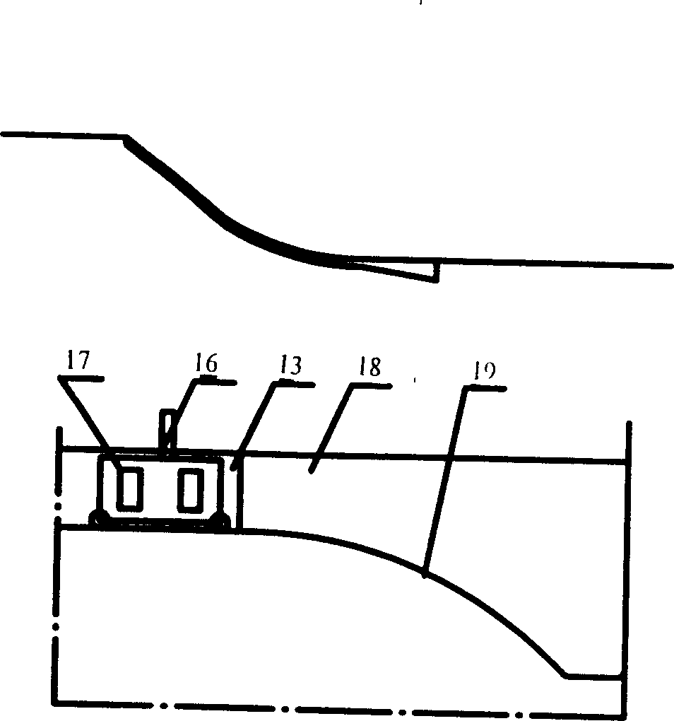 Ramp automobile collision experiment system and method