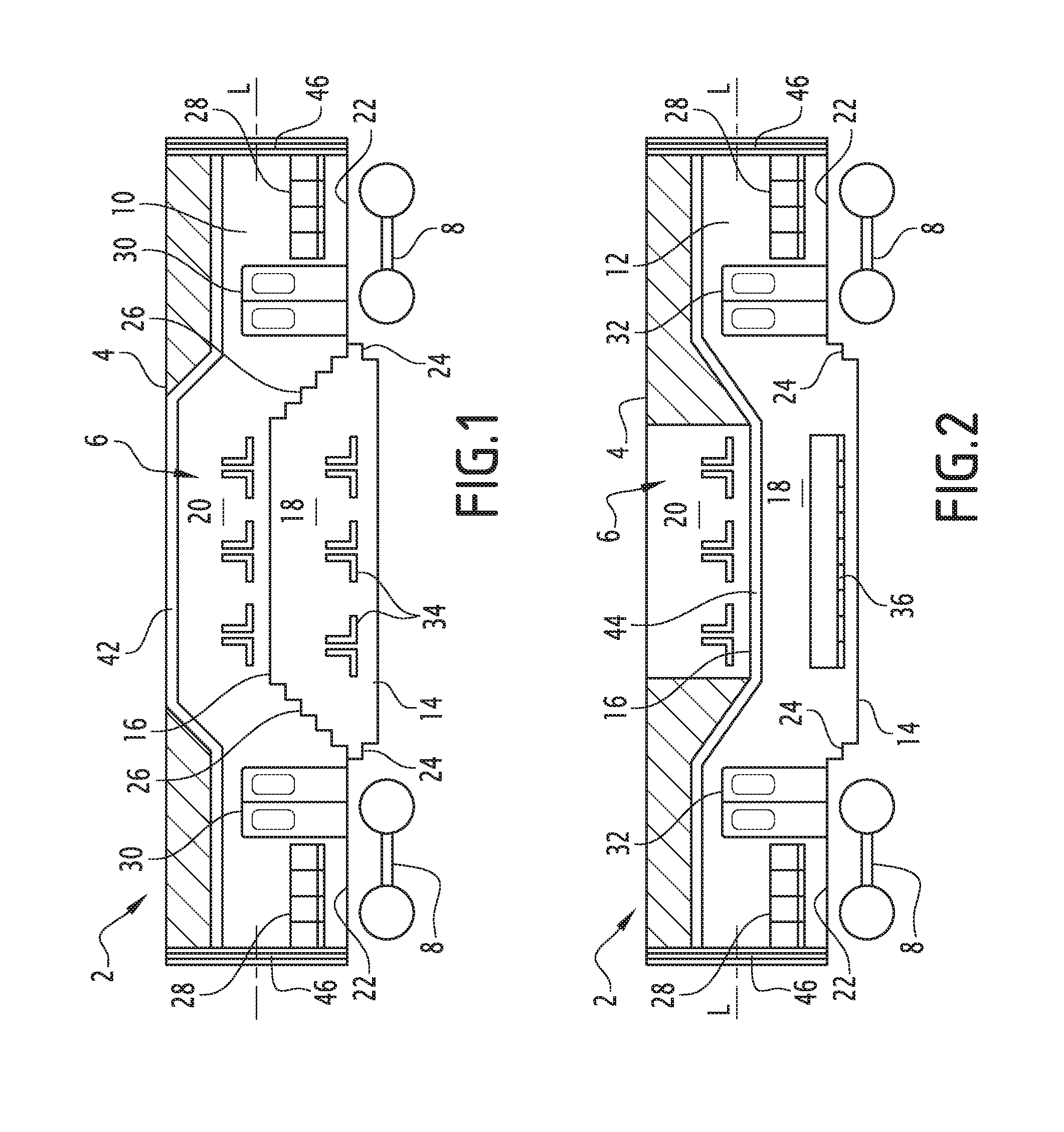 Two-floor passenger railway car and train comprising such a car