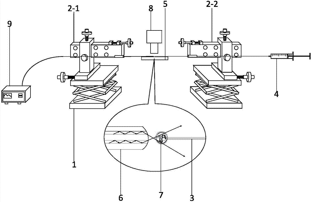 Microinjection device used for cell medicine precise injection and operation method of microinjection device