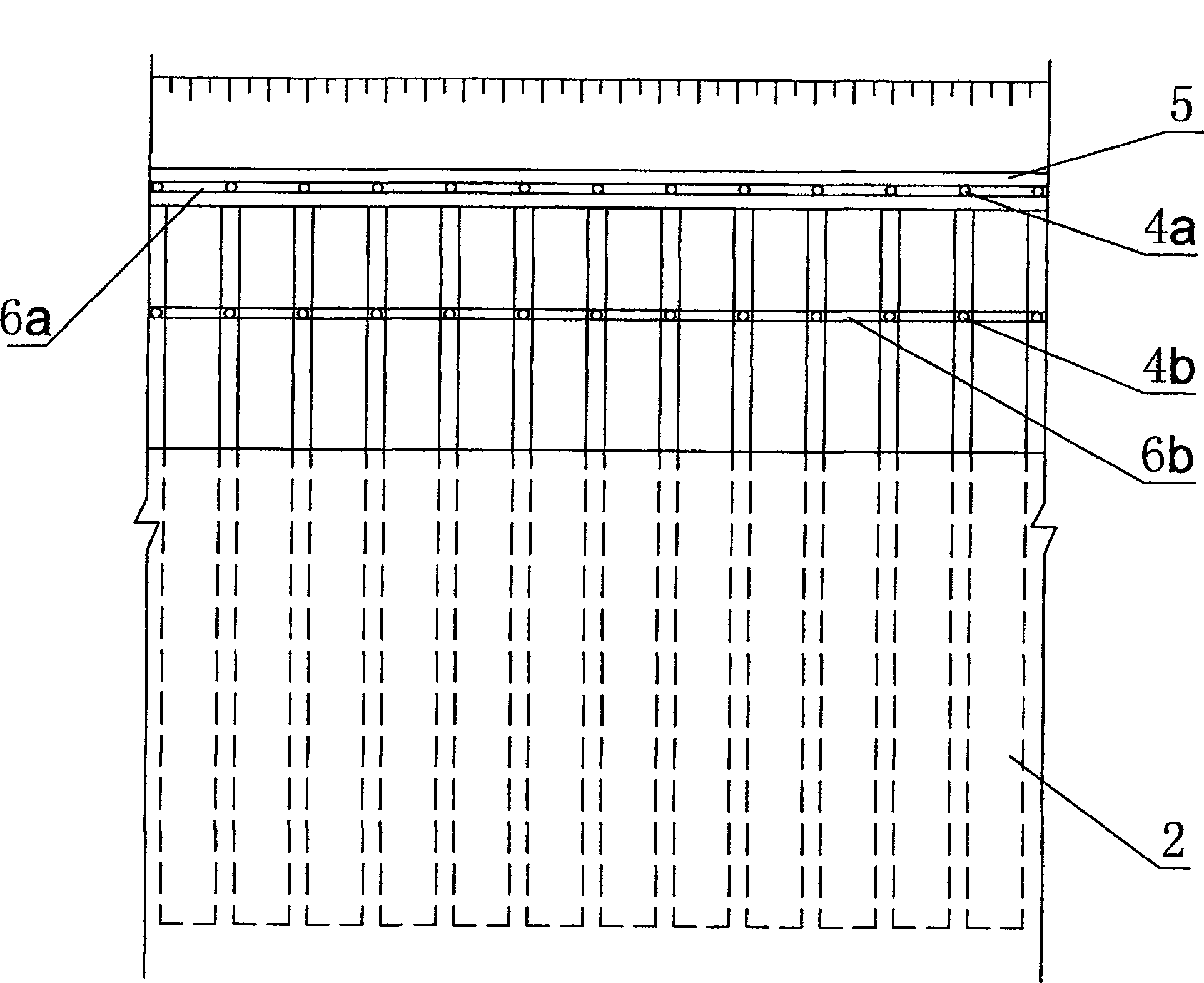 A pile-anchor foundation ditch supporting construction method