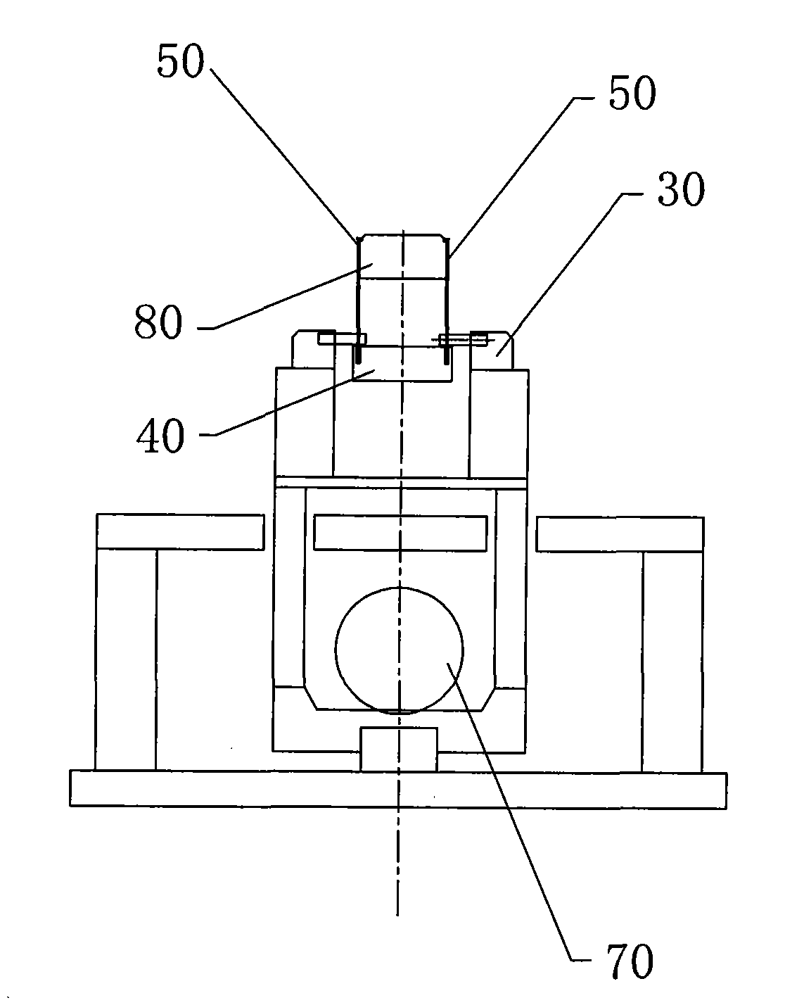 Double-row track feed type system for specific feeding of vertical LED lead frame