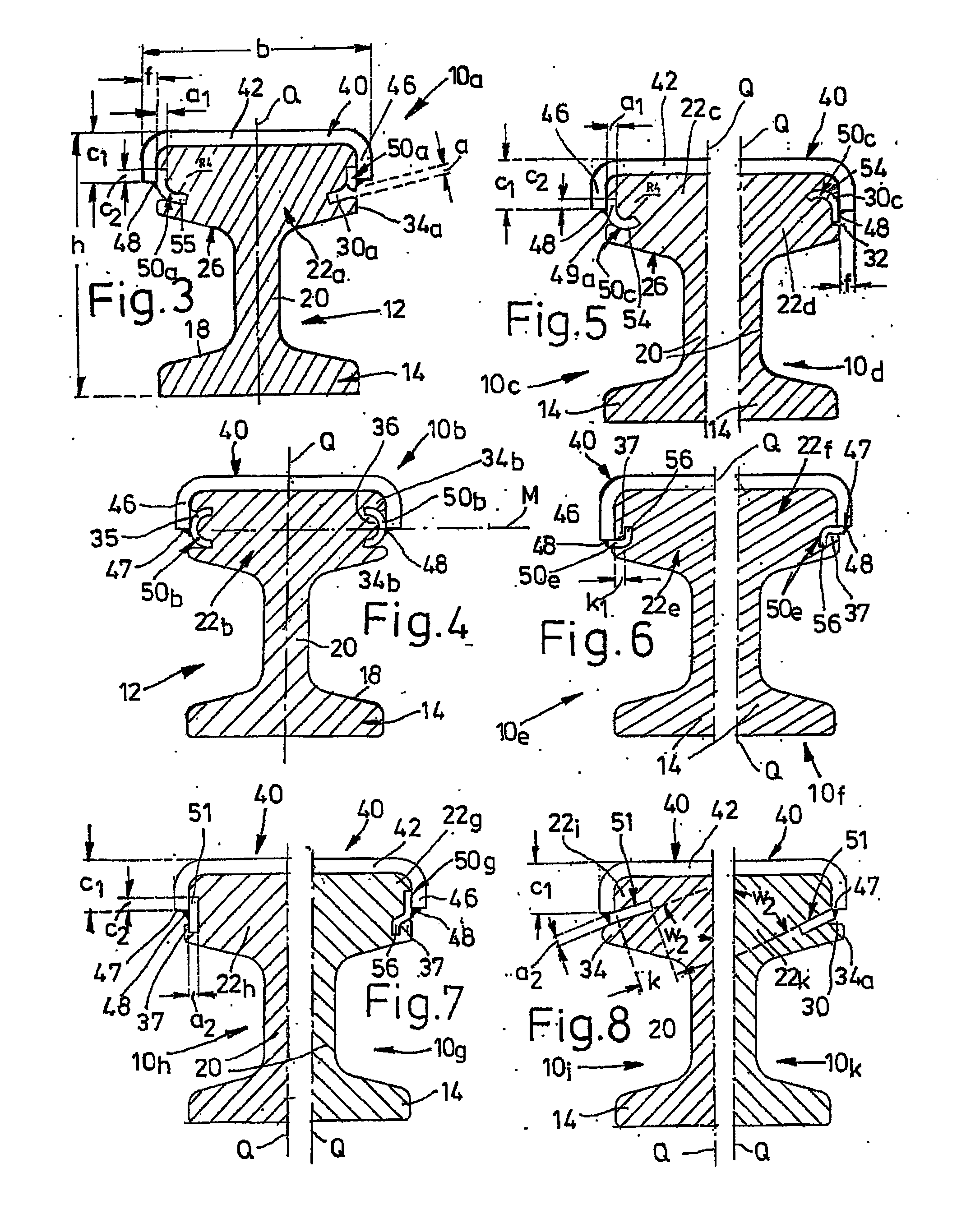 Composite profile provided with a support body made of a light metal material and a profiled strip and a method for producing said profile