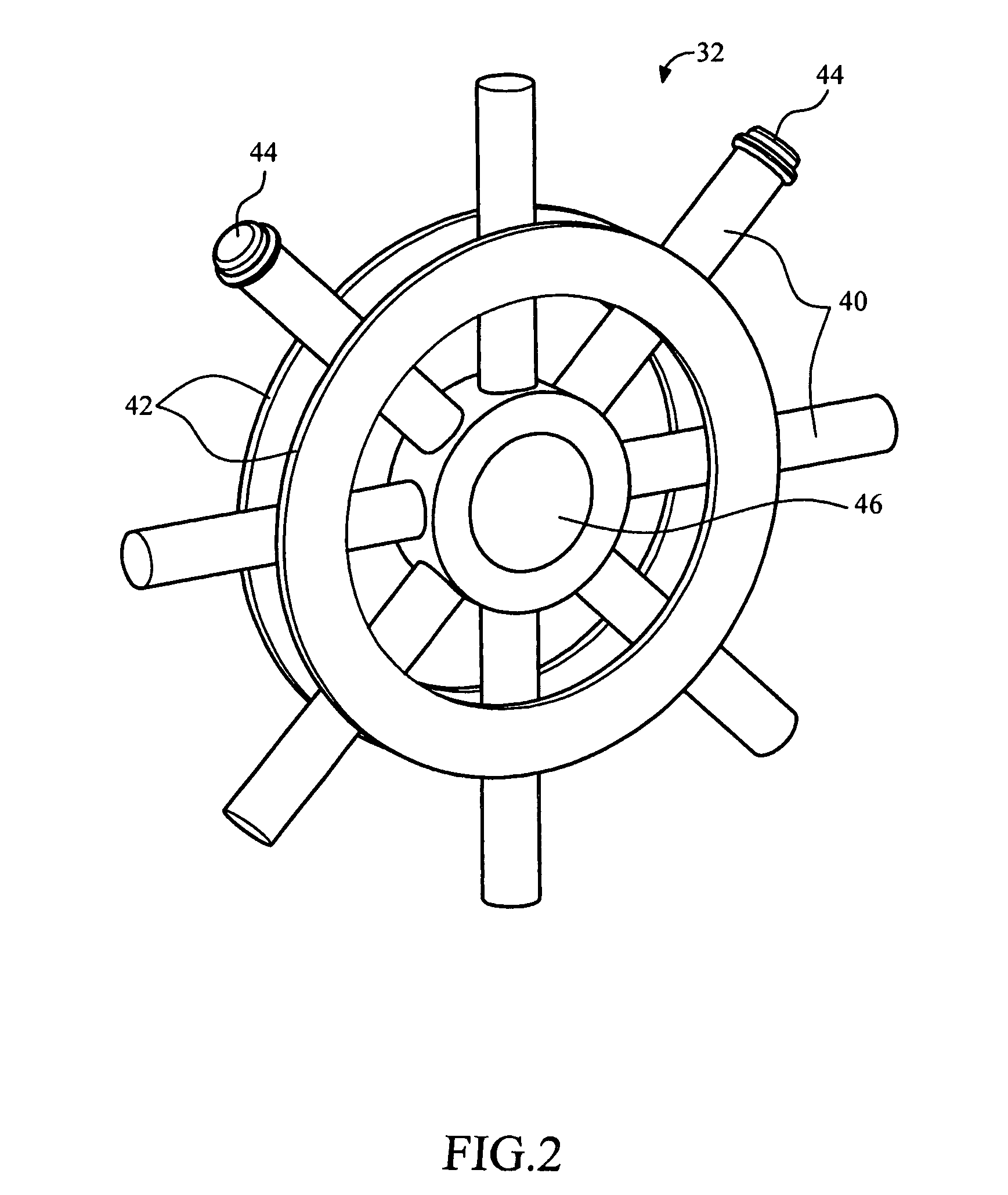 Steering wheel-shaped joystick for arcade game machine