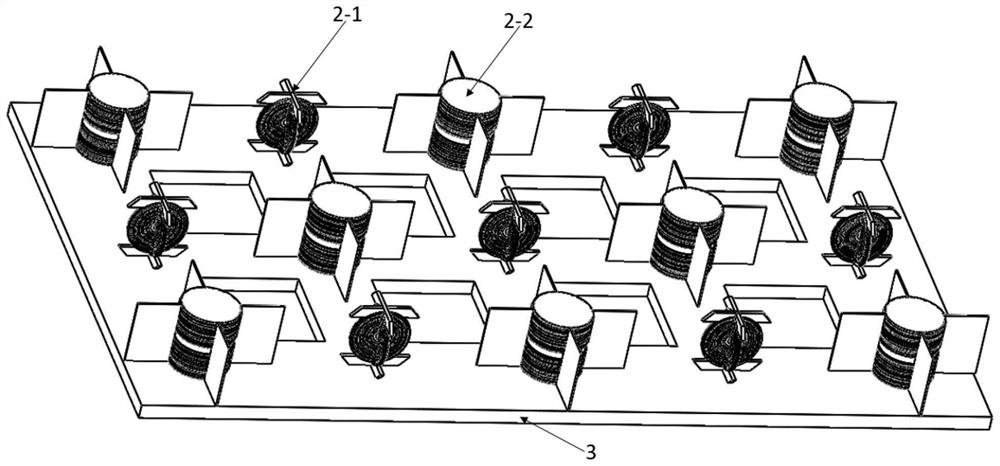 Intermittent rib type composite vibration damping energy dissipator and manufacturing method thereof