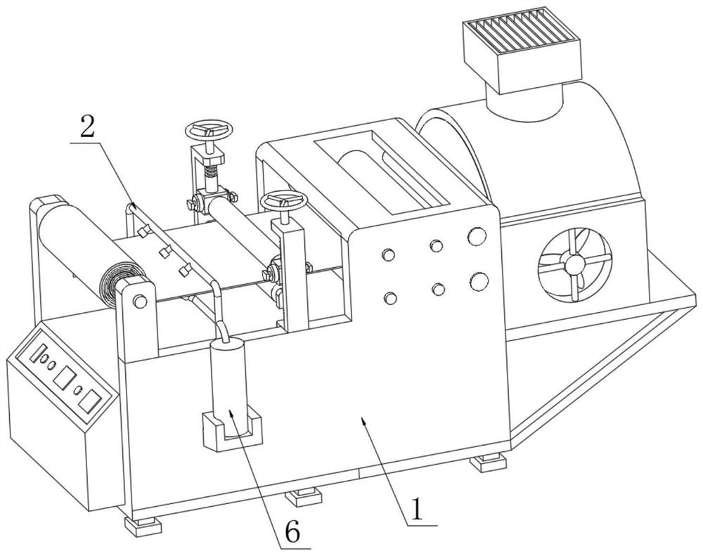 PVC coiled material printing machine