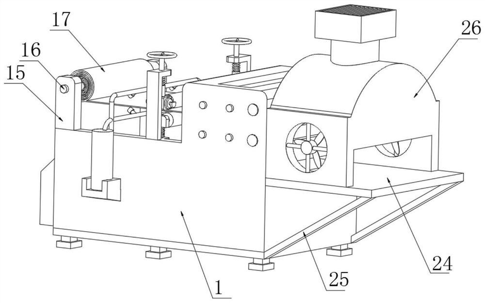 PVC coiled material printing machine