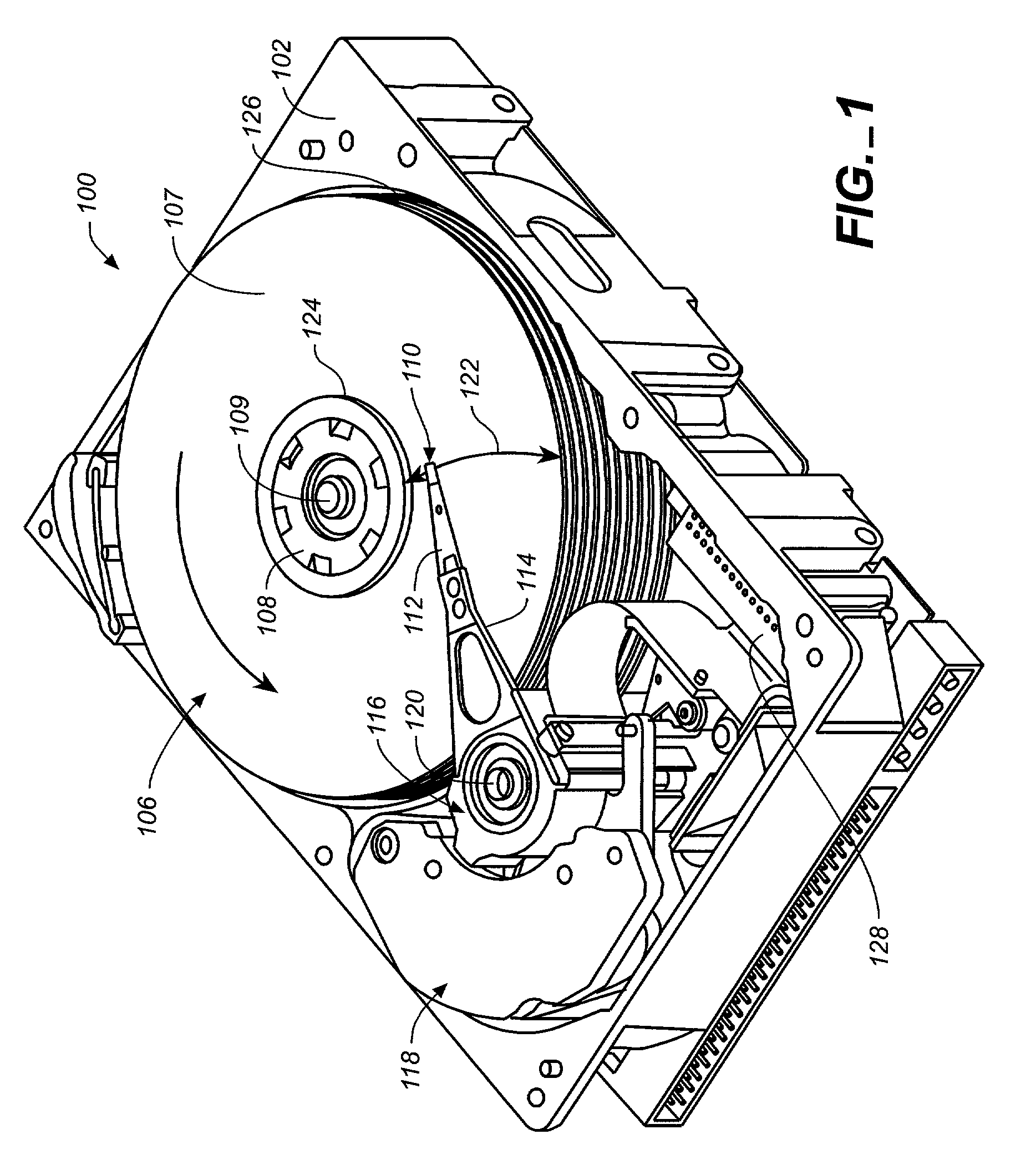 Disc drive air borne filtering channel