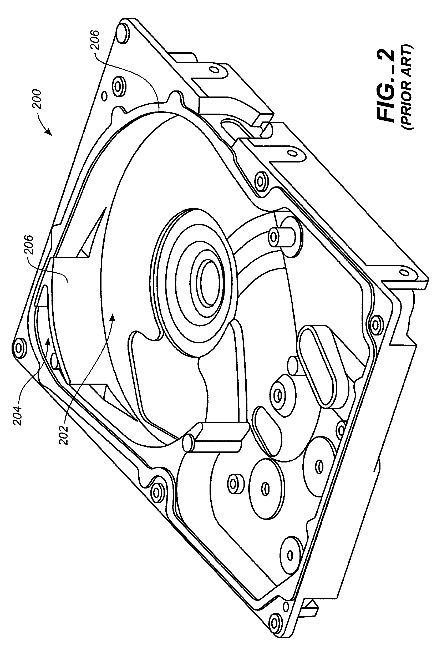 Disc drive air borne filtering channel