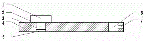 Special gauge for detecting depth of suction hole