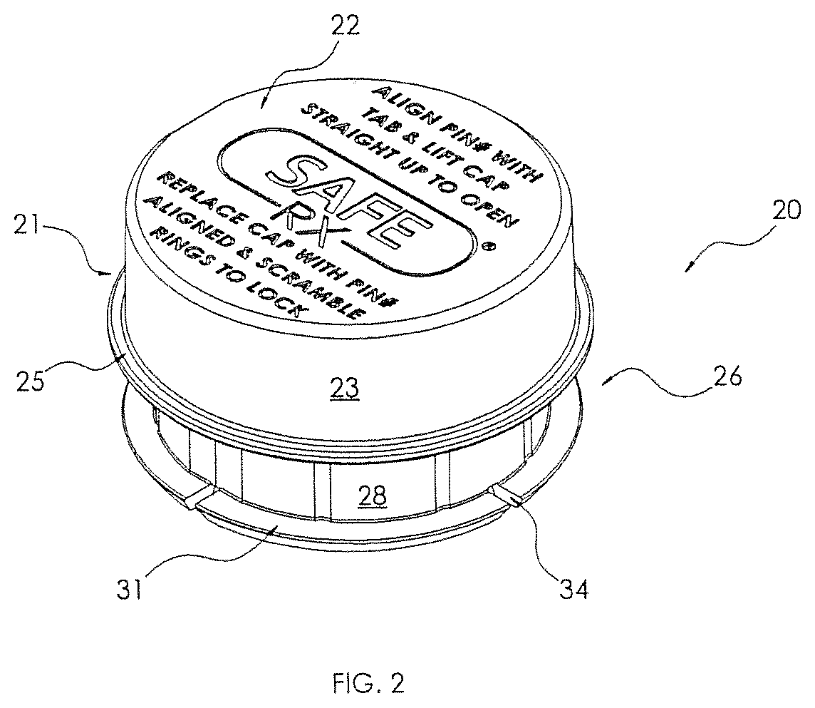 Lockable container