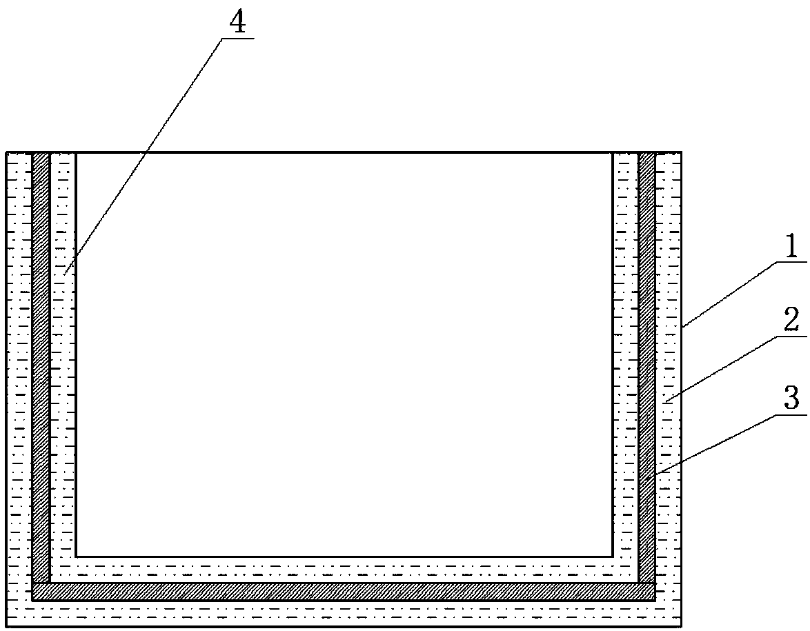 Construction method of glass reinforced plastic septic tank