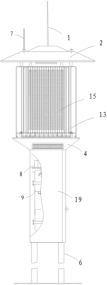 Electro-shock insect killer