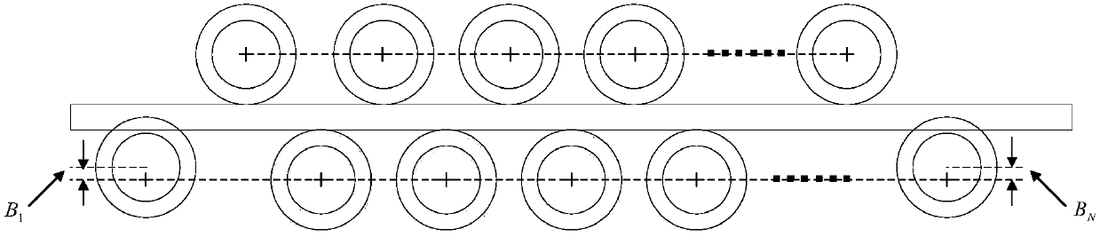 Roller type straightening technological parameter setting method for optimizing head and tail part straightening