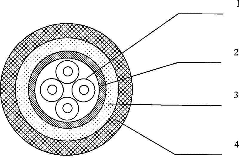 Optical cable for connection of 3G equipment