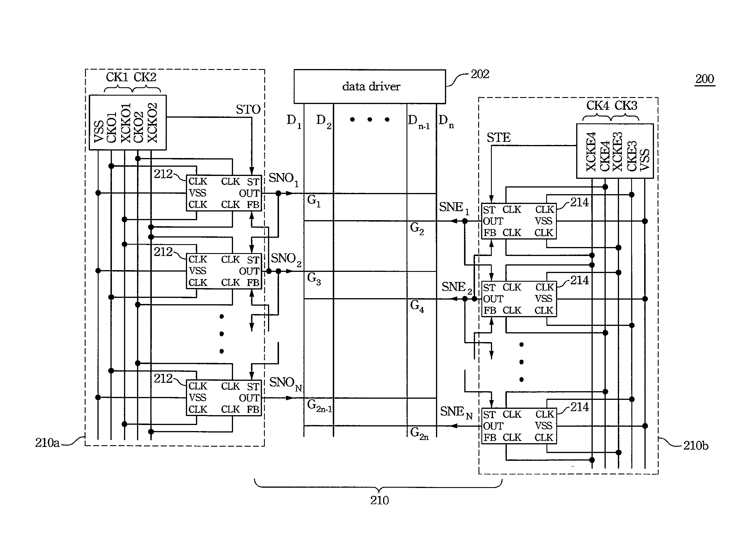 Gate driving circuit and driving circuit unit thereof
