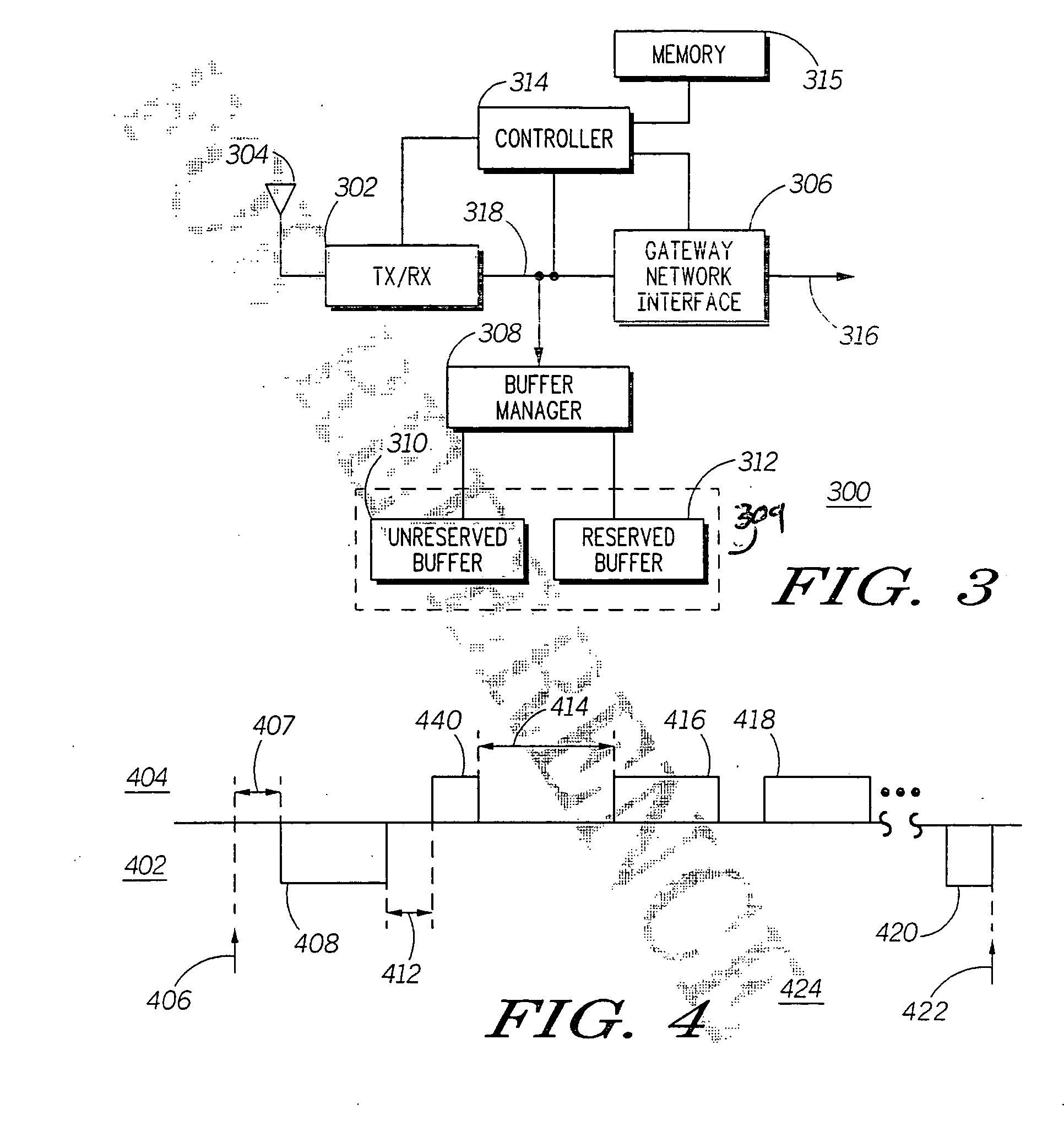 Method for indicating buffer status in a WLAN access point