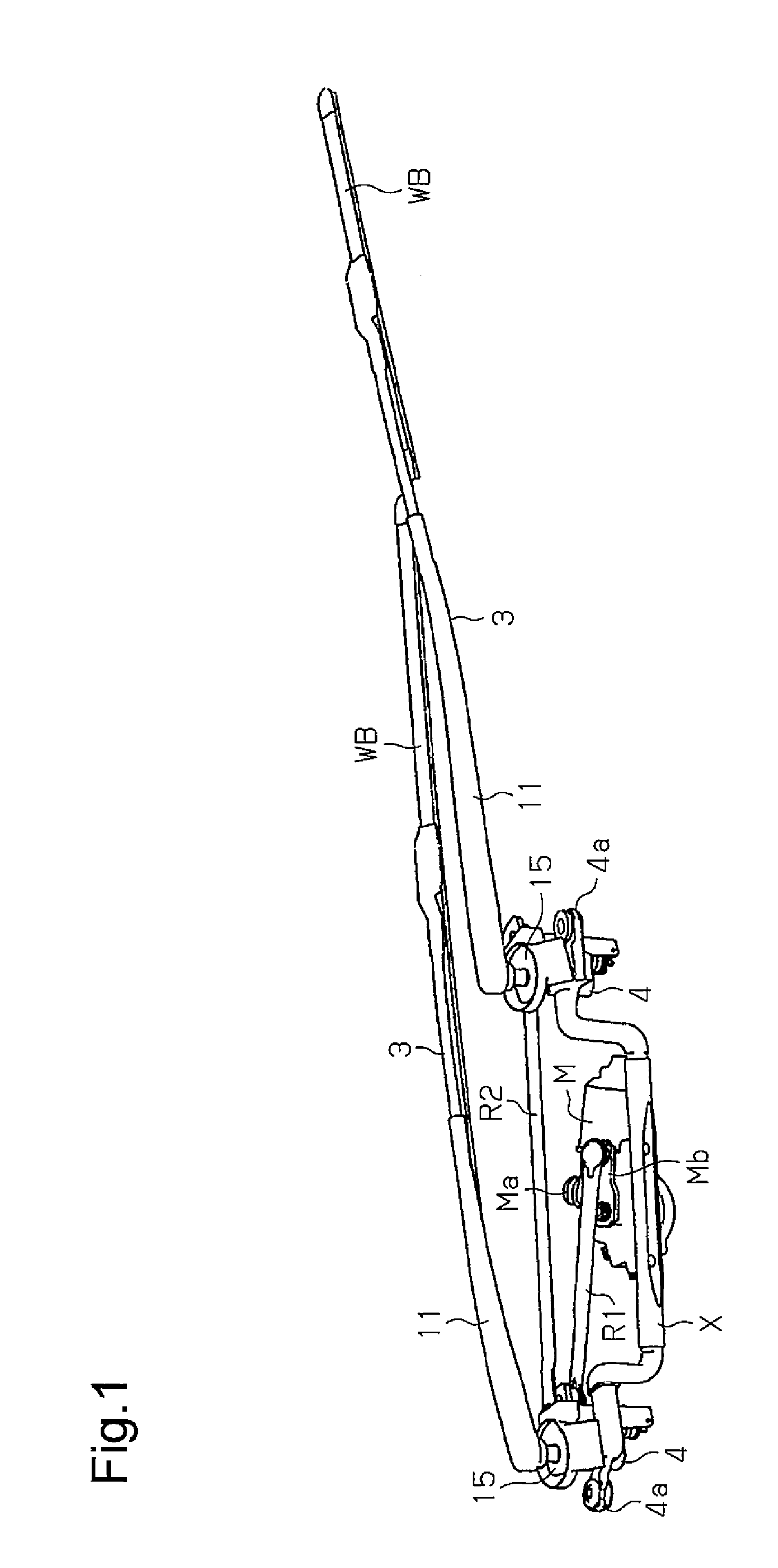 Vehicle wiper device