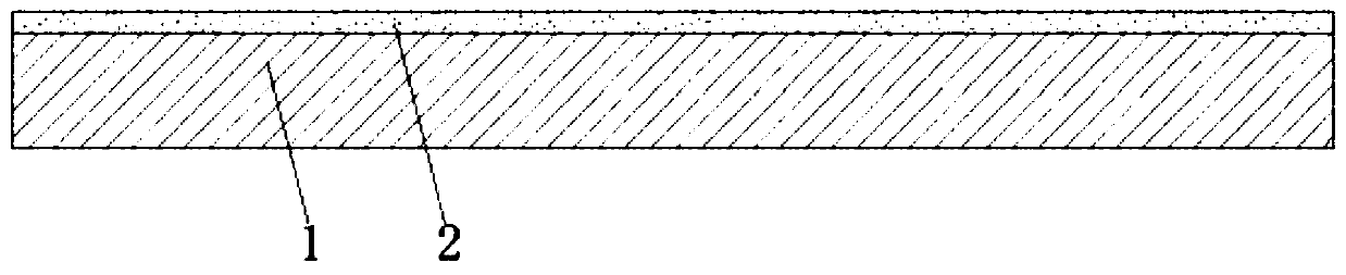 Automobile glass capable of preventing water stains from caking and preparation method thereof