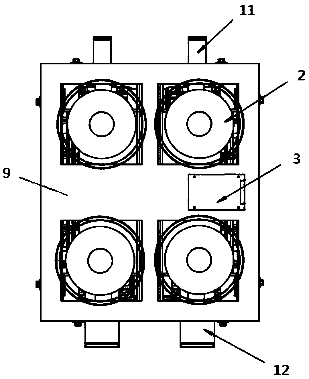 An air-cooled water-cooled integrated reactor