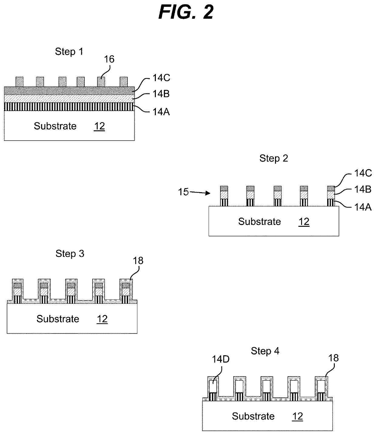 Semiconductor structure with layer having protrusions