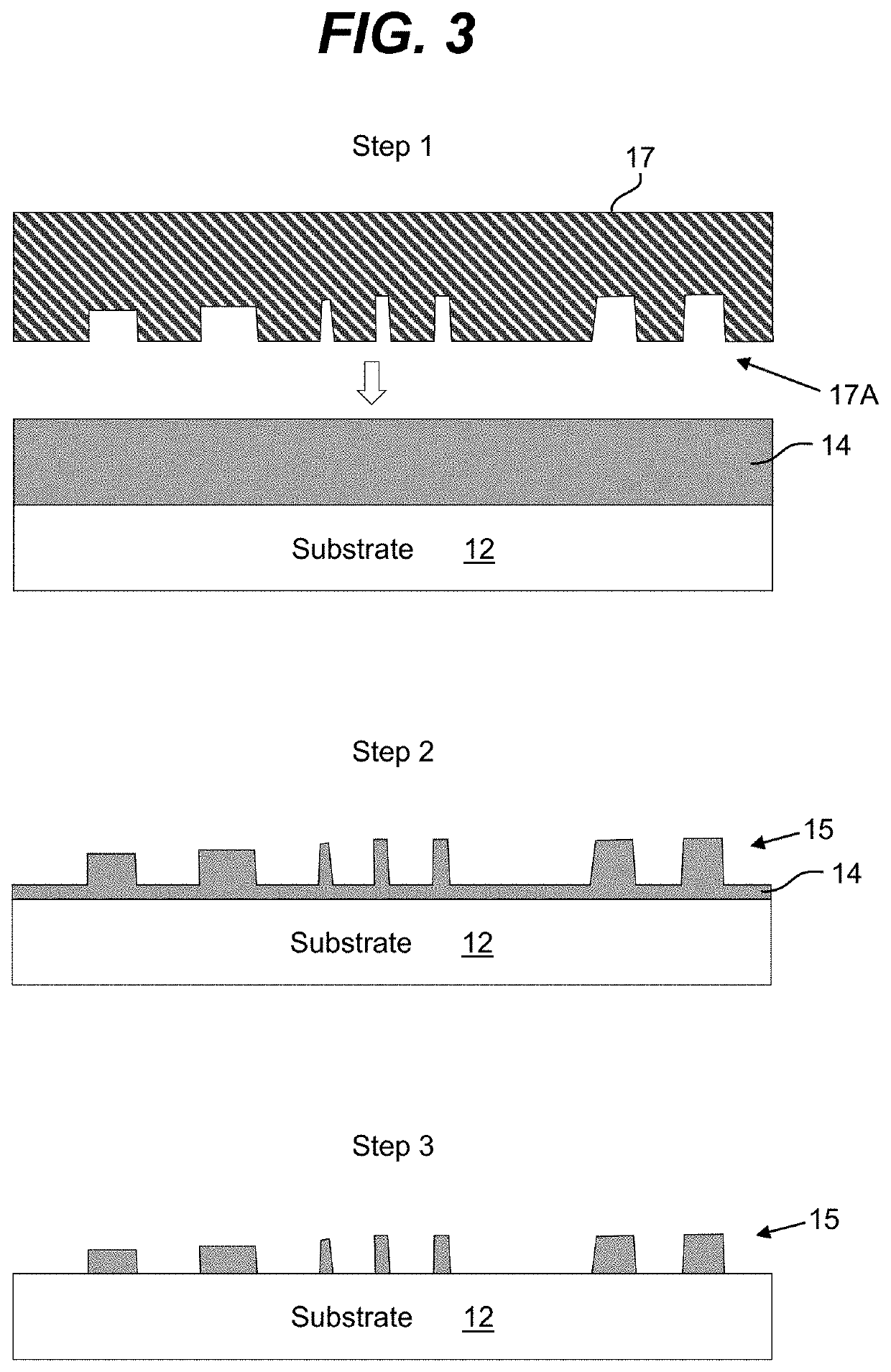 Semiconductor structure with layer having protrusions