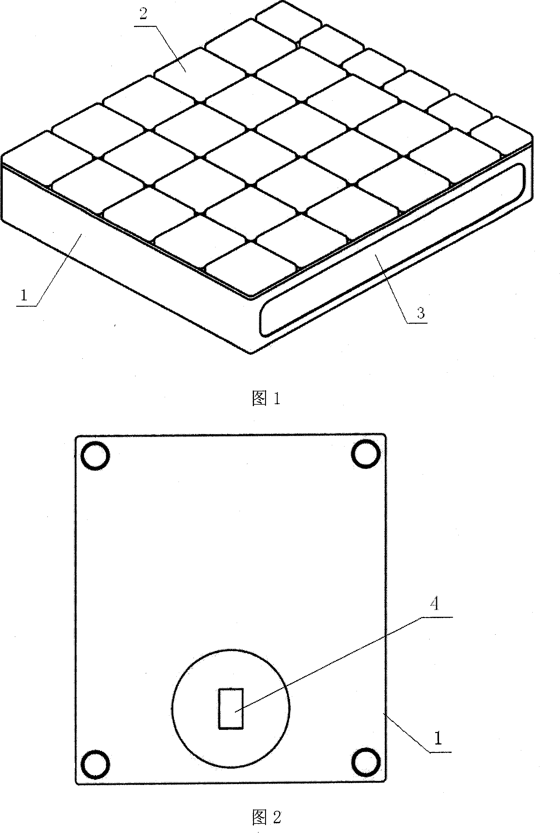 Keyboard type double mouse