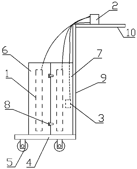 SF6 gas bottle heating device