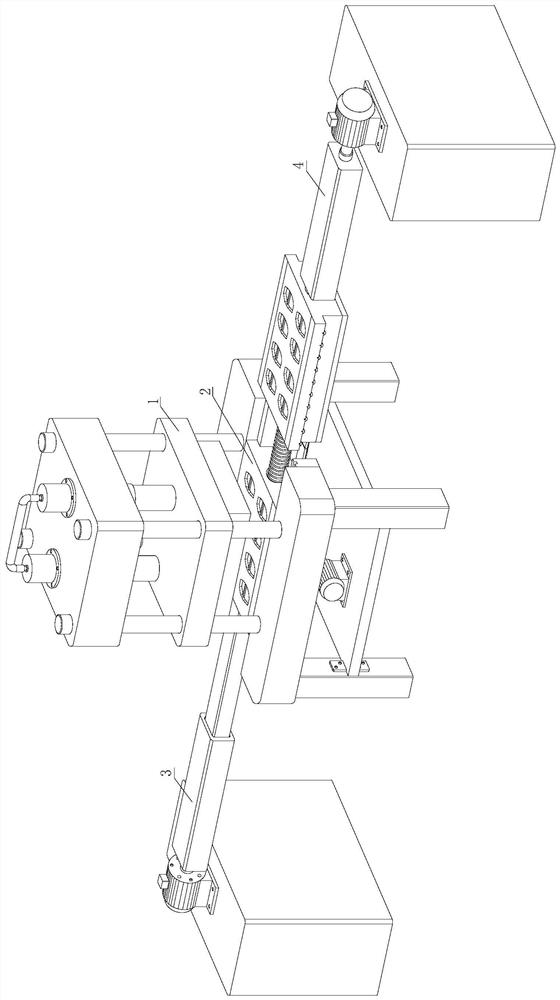 A heat-pressing mechanism for brake pads with heat dissipation and drainage grooves and its implementation method