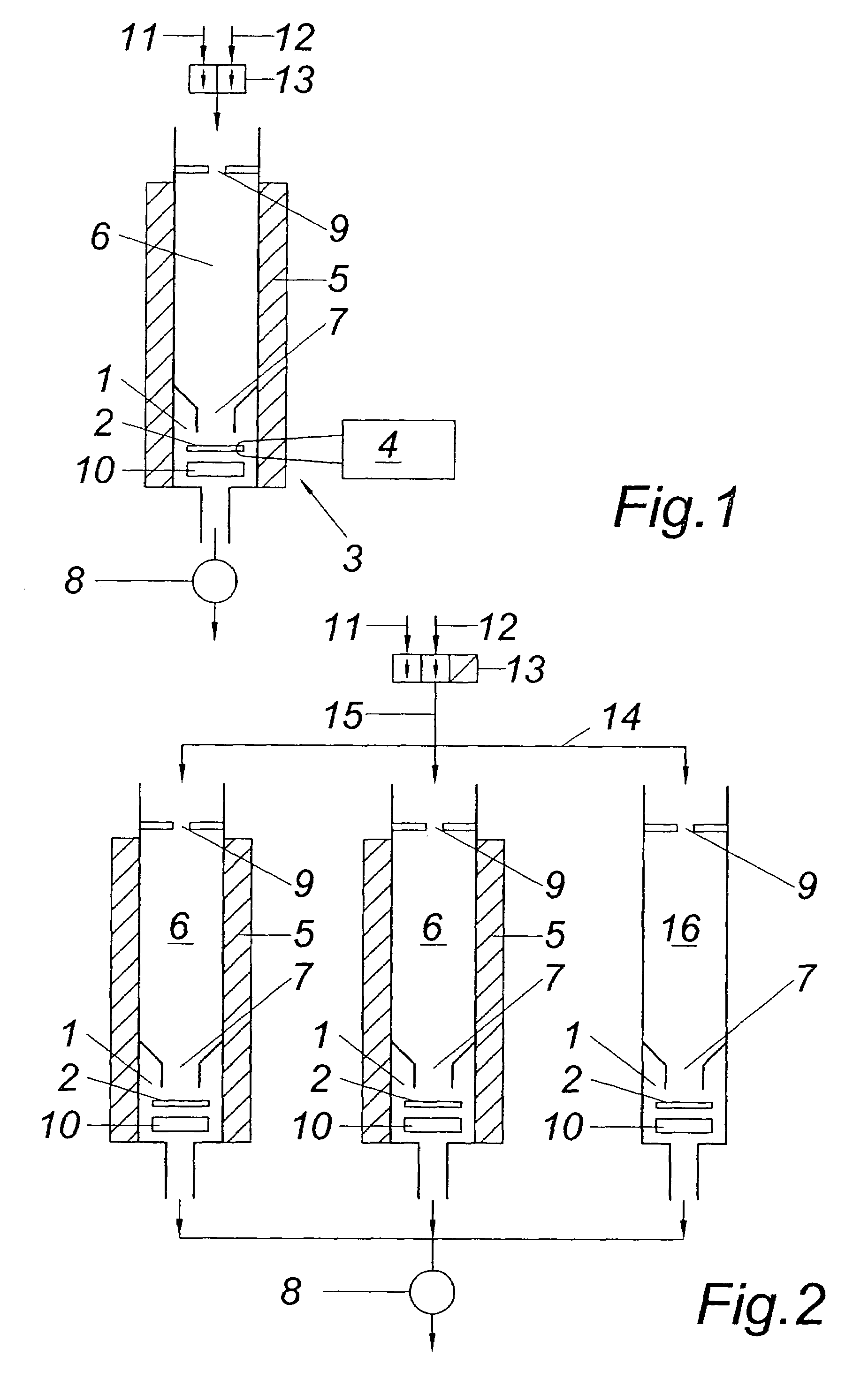 Method and apparatus for determining the non-volatile component of aerosol particles in a gas sample
