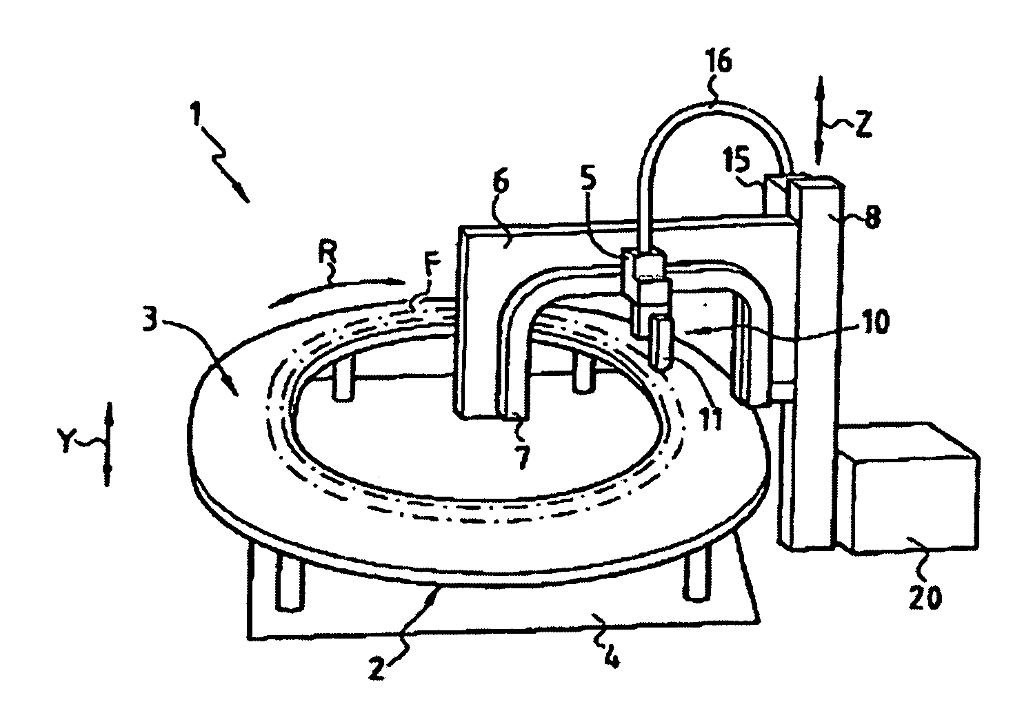 Process and system for fabricating a reinforcing preform