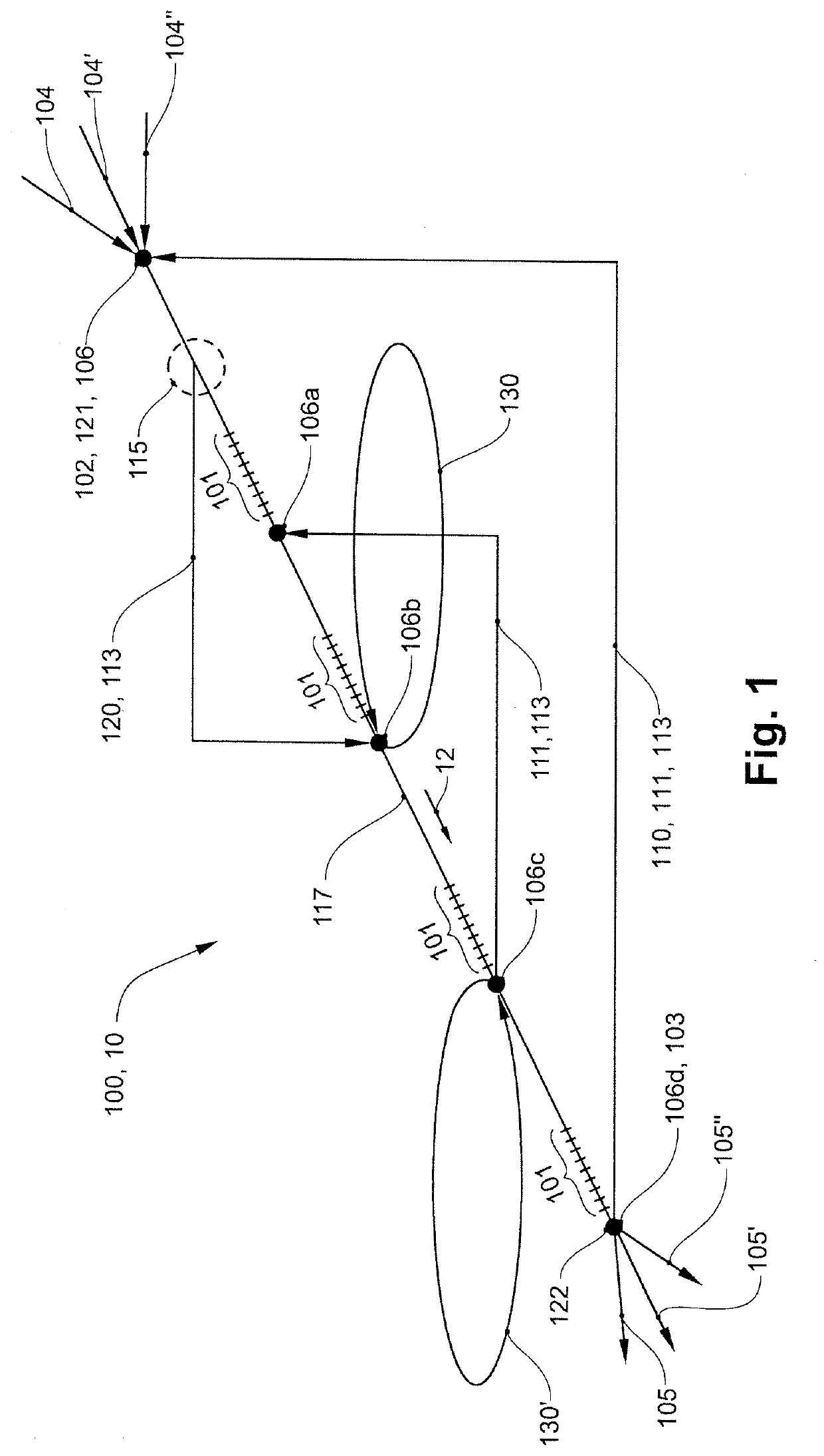 Buffer storage system for overhead conveyor systems