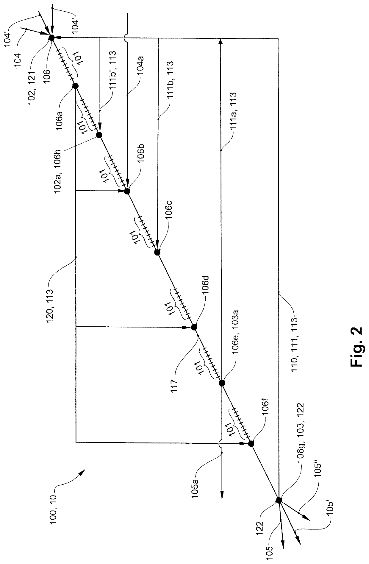 Buffer storage system for overhead conveyor systems