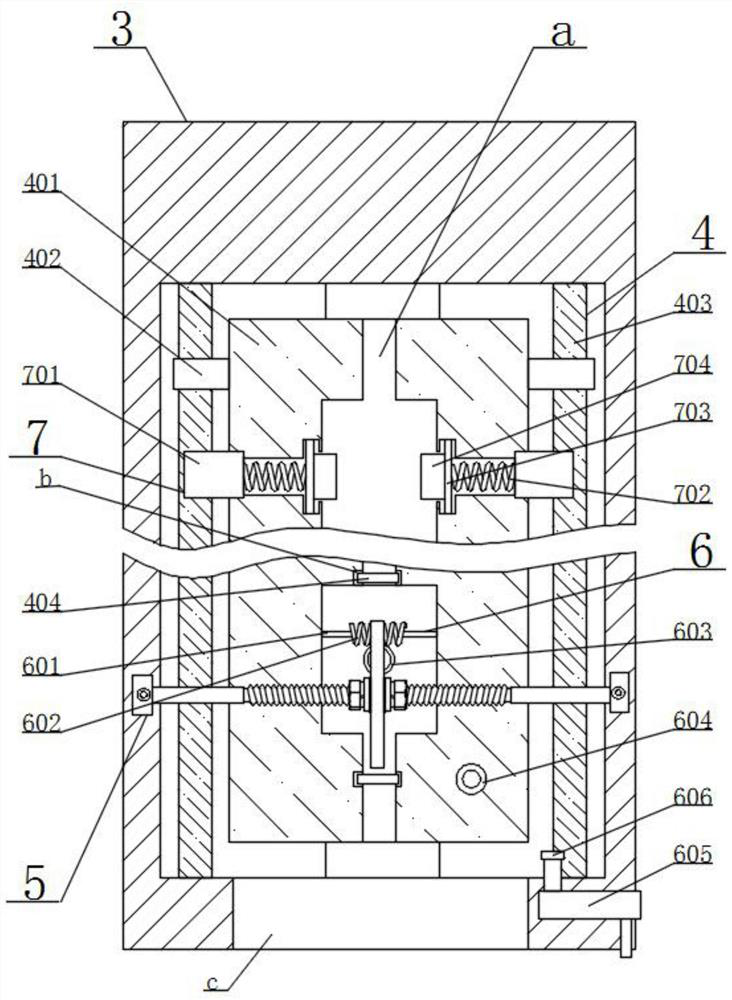 A kind of duck meat processing opening device