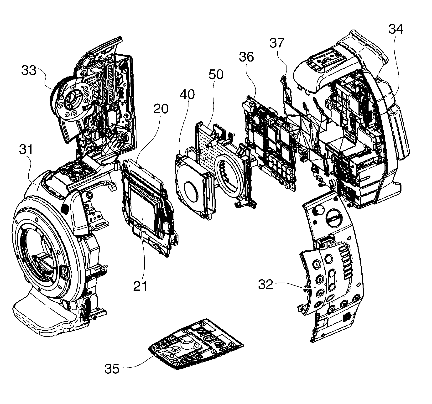 Image pickup apparatus with air cooling unit