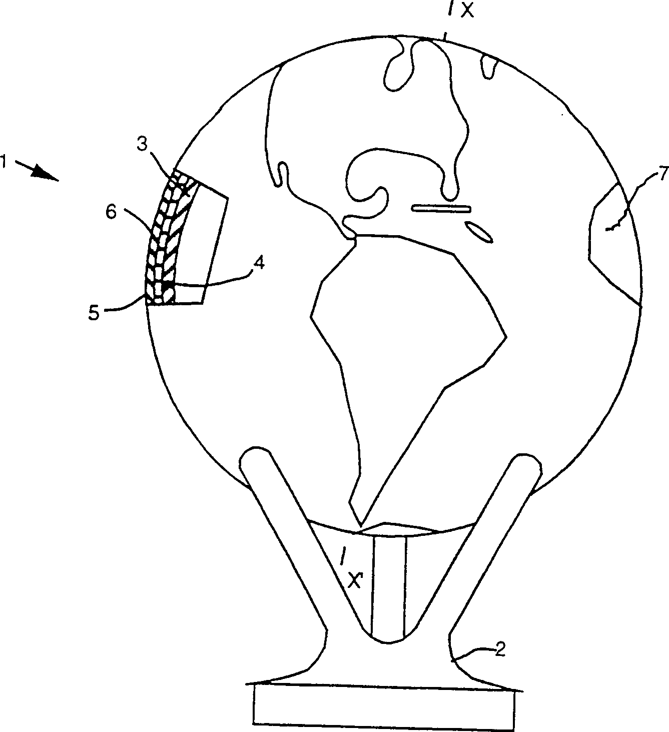Self rotating display spherical device