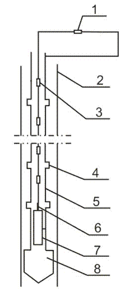 Method for monitoring hole depth in drilling process of cable drill pipe
