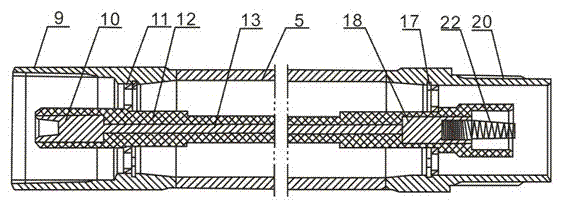 Method for monitoring hole depth in drilling process of cable drill pipe