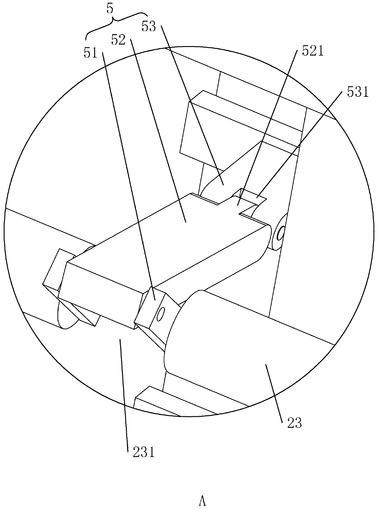 Single-motor driving type linkage system for netting machine