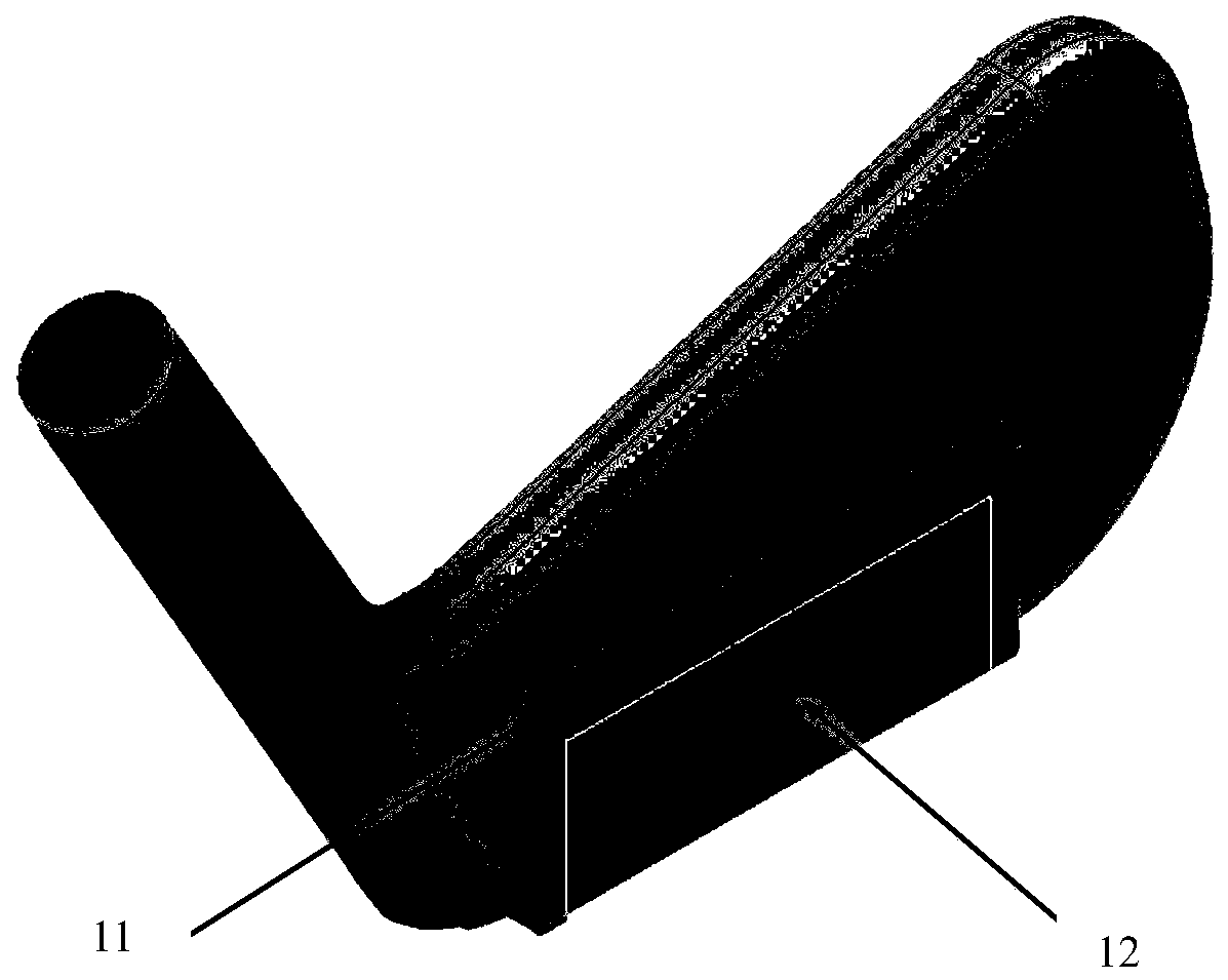 Manufacturing method of counterweight block easy to weld